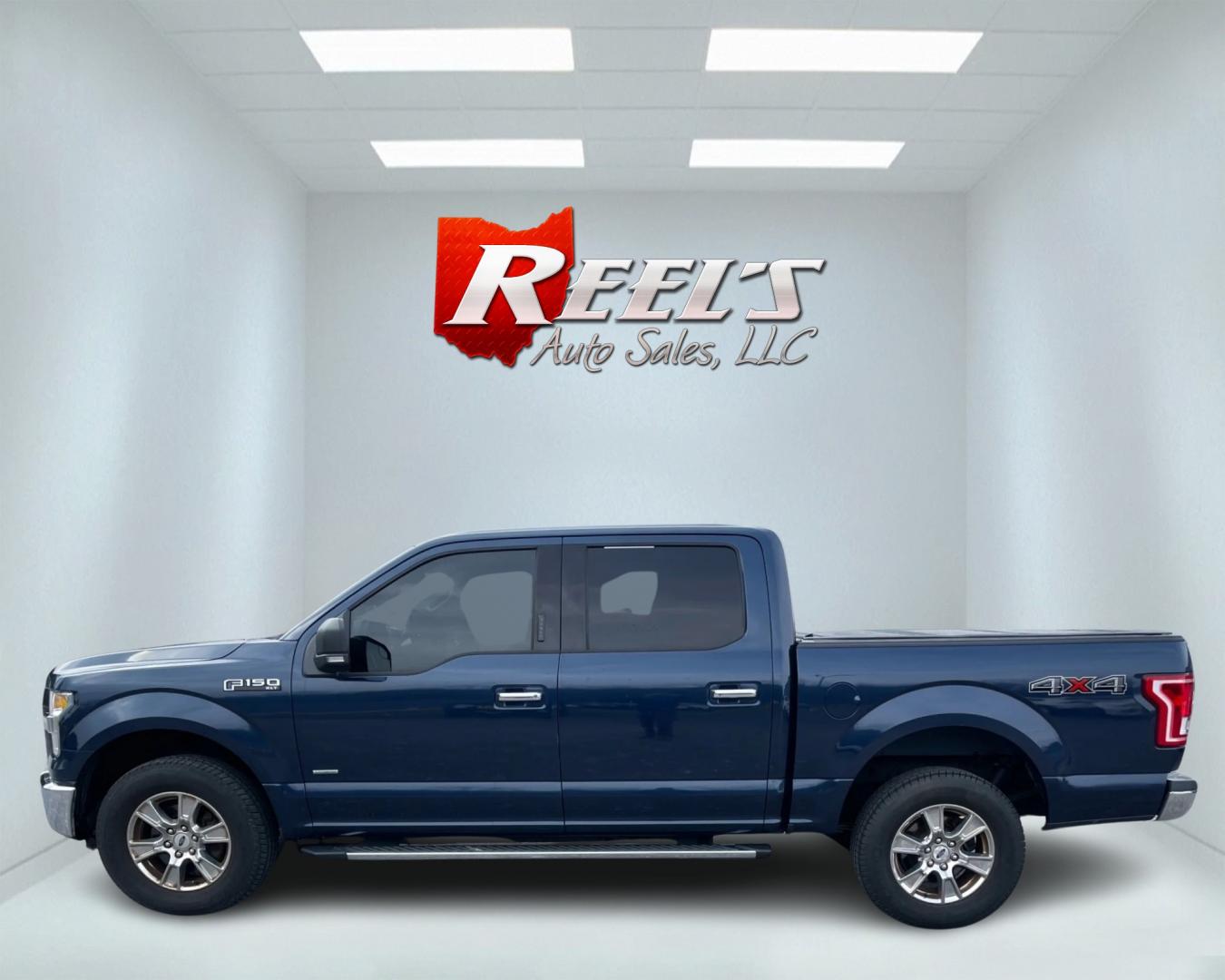 2016 Blue /Gray Ford F-150 XLT SuperCrew 5.5-ft. Bed 4WD (1FTEW1EG9GF) with an 3.5L V6 DOHC 24V TWIN TURBO engine, Automatic transmission, located at 547 E. Main St., Orwell, OH, 44076, (440) 437-5893, 41.535435, -80.847855 - Photo#10